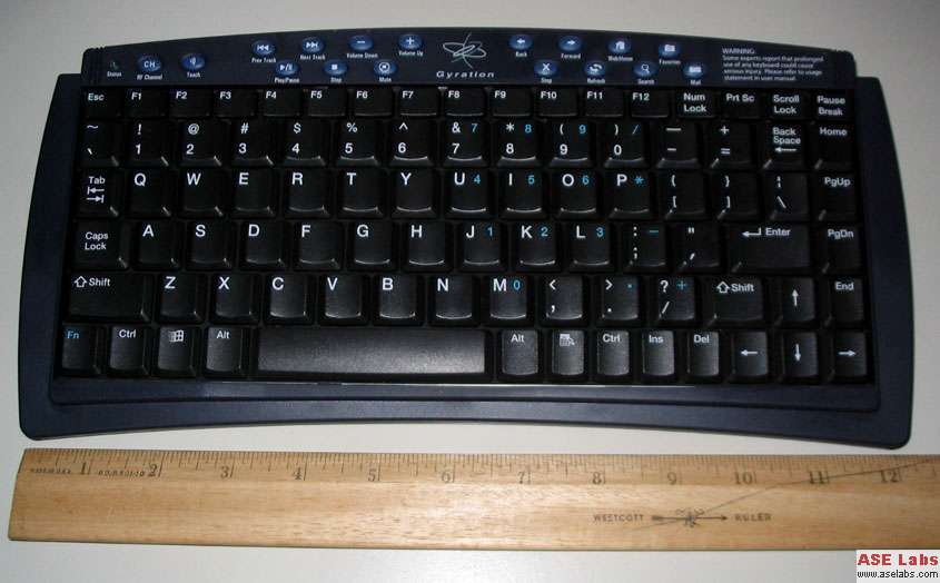 Keyboard size