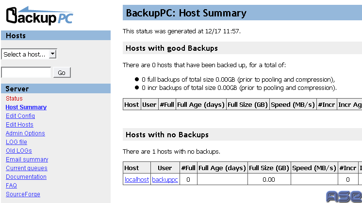 Host Summary