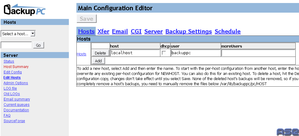 Host Config