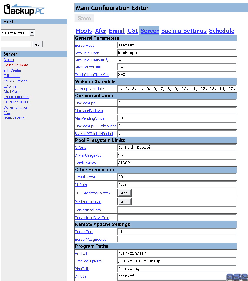 Main Config